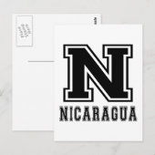 Nicaragua Design Briefkaart (Voorkant / Achterkant)