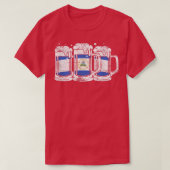 Nicaragua en de vreugde om wat bier te drinken t-shirt (Design voorkant)