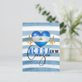 Nicaragua En mi Corazon Nicaraguan Pride Briefkaart (Staand voorkant)