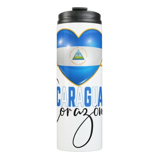 Nicaragua En mi Corazon Nicaraguan Pride Thermosbeker (Voorkant)