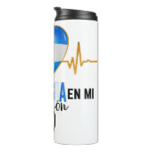 Nicaragua En mi Corazon Nicaraguan Pride Thermosbeker (Geroteerd rechts)