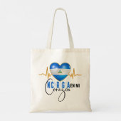 Nicaragua En mi Corazon Nicaraguan Pride Tote Bag (Achterkant)