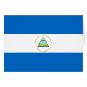 Nicaragua Flag (Voorkant Horizontaal)