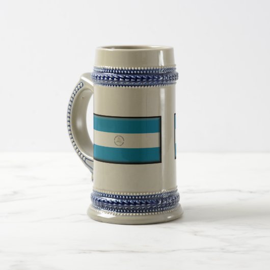 Nicaragua Flag Bierpul (Voorkant links)