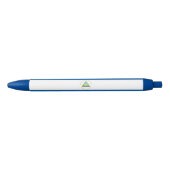 Nicaragua Flag Blauwe Inkt Pen (Voorkant)