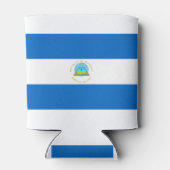 Nicaragua Flag Blikjeskoeler (Achterkant)