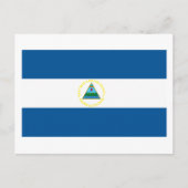 Nicaragua Flag Briefkaart (Voorkant)