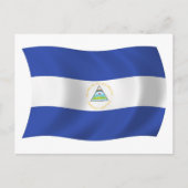 Nicaragua Flag Briefkaart (Voorkant)