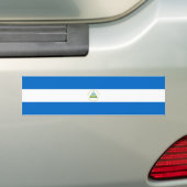Nicaragua Flag Bumpersticker (Op auto)