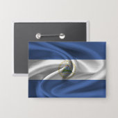 Nicaragua Flag Button (Voorkant / Achterkant)