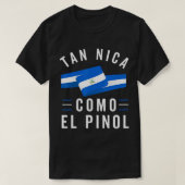 Nicaragua Flag Camiseta Nicaraguan Nicoya Pinolero T-shirt (Design voorkant)