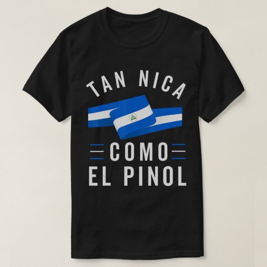 Nicaragua Flag Camiseta Nicaraguan Nicoya Pinolero T-shirt (Design voorkant)