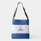 Nicaragua Flag Crossbody Tas (Achterkant)