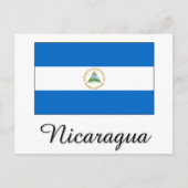 Nicaragua Flag Design Briefkaart (Voorkant)