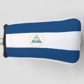 Nicaragua Flag Golfheadcover (Voorkant)