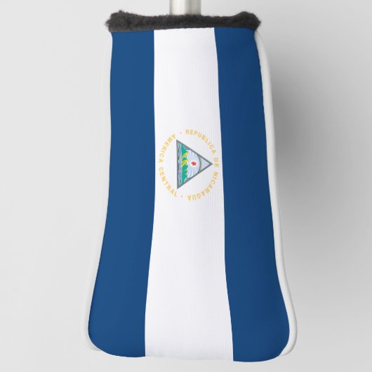 Nicaragua Flag Golfheadcover (Draai 90)