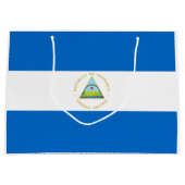Nicaragua Flag Groot Cadeauzakje (Voorkant)