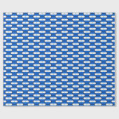 Nicaragua Flag Honeycomb Wrapping Paper Cadeaupapier (Vlak)