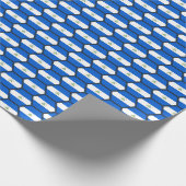 Nicaragua Flag Honeycomb Wrapping Paper Cadeaupapier (Hoek)