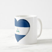 Nicaragua Flag Koffiemok (Voorkant rechts)