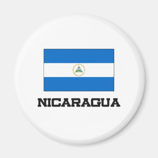 Nicaragua Flag Magneet (Voorkant)