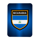 Nicaragua Flag Magneet (Verticaal)