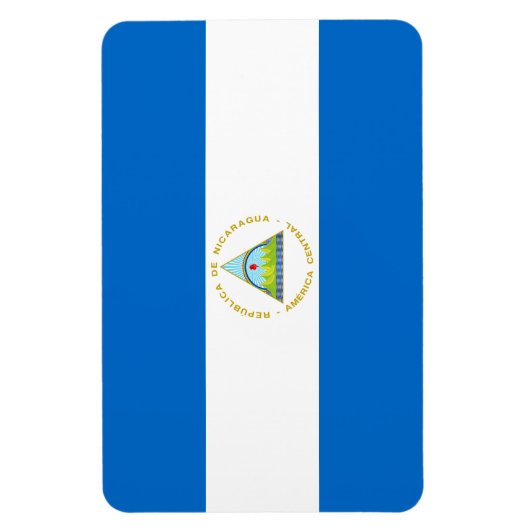 Nicaragua Flag Magneet (Verticaal)