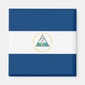 Nicaragua Flag Magneet (Voorkant)