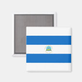 Nicaragua Flag Magneet (Voorkant / Achterkant)