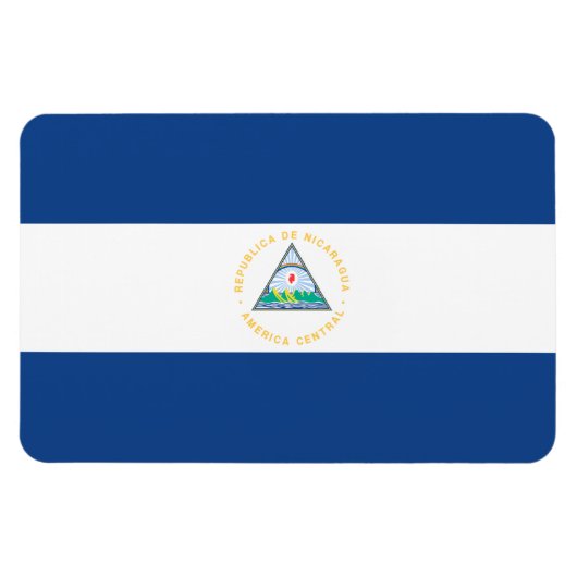 Nicaragua Flag Magneet (Horizontaal)