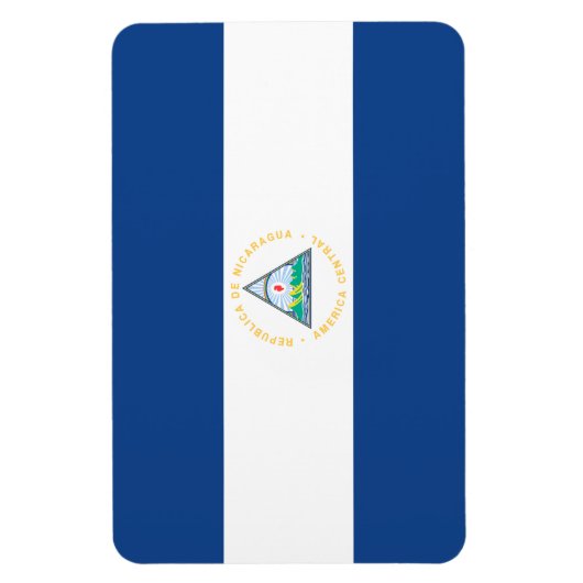 Nicaragua Flag Magneet (Verticaal)