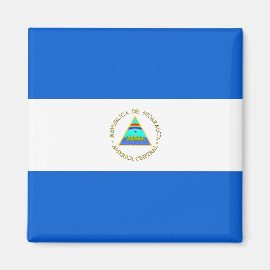 Nicaragua Flag Magnet (Voorkant)
