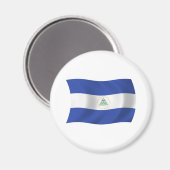 Nicaragua Flag Magnet (Voorkant / Achterkant)