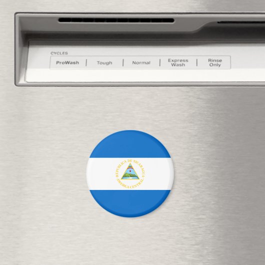 Nicaragua Flag Magnet (Insitu (Vaatwasser))