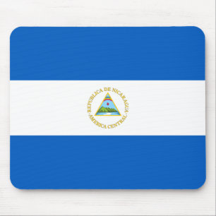 Nicaragua Flag Mousepad Muismat
