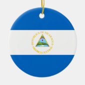 Nicaragua Flag Ornament (Voorkant)