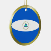 Nicaragua Flag Ornament (Rechts)