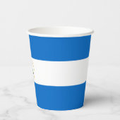 Nicaragua Flag Papieren Bekers (Achterkant)