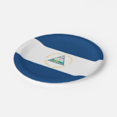 Nicaragua Flag Papieren Bordje (Gekanteld)