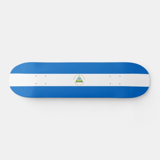 Nicaragua Flag Persoonlijk Skateboard (Horizontaal)