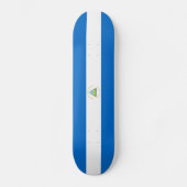 Nicaragua Flag Persoonlijk Skateboard (Voorkant)