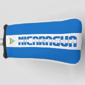 Nicaragua Flag Prachtige Patriotic Golfheadcover (Voorkant)