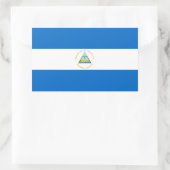 Nicaragua Flag Rechthoekige Sticker (Tas)