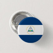Nicaragua Flag Ronde Button 3,2 Cm (Voorkant /achterkant)
