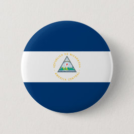 Nicaragua Flag Ronde Button 5,7 Cm