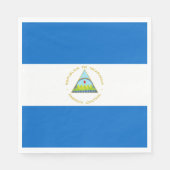 Nicaragua Flag Servet (Voorkant)
