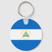 Nicaragua Flag Sleutelhanger (Voorkant)
