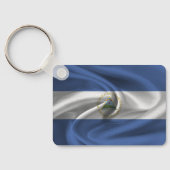 Nicaragua Flag Sleutelhanger (Achterkant)