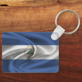 Nicaragua Flag Sleutelhanger (Voorkant)
