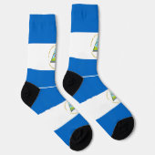 Nicaragua Flag Sokken (Rechts)